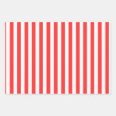  Klassieke rode en witte strepen Inpakpapier Vel (Voorkant)