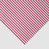 Klassieke rode en witte strepen tissuepapier (Detail)