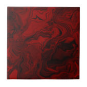 Klassieke rode en zwarte marmer tegeltje (Voorkant)