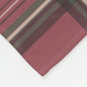 Klassieke rode geruite fleece deken (Hoek)