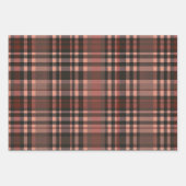 Klassieke rode & groene folk geplette wrap inpakpapier vel (Voorkant 3)