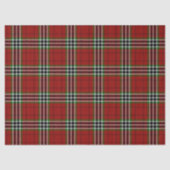 Klassieke rode groene tartan plaid tissuepapier (Voorkant)