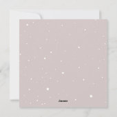 Klassieke rode groene winter botanische zachte doo feestdagenkaart (Achterkant)