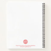 Klassieke Rode Hart Stethoscoop naam Verpleegarts Notitieboek (Achterkant)