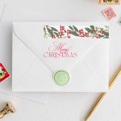 Klassieke Rode Kerst Zelfinktende Stempel