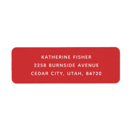 Klassieke rode kerstvakantie | minimalistisch fees etiket