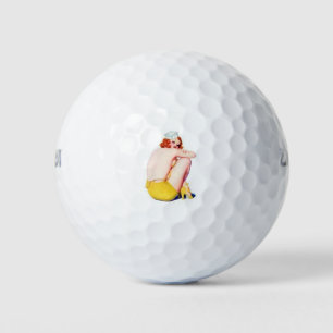 Klassieke rode kop pop-up golfballen