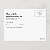 Klassieke Rode Lips Woman Salon Appointinder Briefkaart (Achterkant)