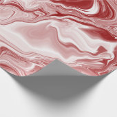 Klassieke rode marmer cadeaupapier (Hoek)