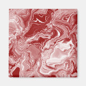 Klassieke rode marmer magneet (Voorkant)