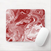 Klassieke rode marmer muismat (Met muis)
