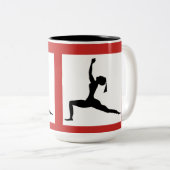 Klassieke rode Mok/kleuren/Koffiebeker (15 OZ) Tweekleurige Koffiemok (Voorkant rechts)