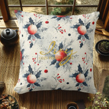 Klassieke rode ornamenten en hulst – Elegante kers