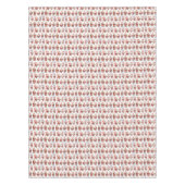 Klassieke rode outfit grappige Kerstman Kerstmis Tafelkleed (Voorkant)