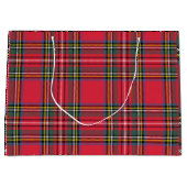 Klassieke rode, platte tas met groot cadeau cadeauzakje (Voorkant)