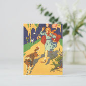 Klassieke Rode Ridderkapje op een Verjaardagsfeest Briefkaart (Staand voorkant)