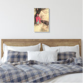Klassieke Rode Riddertje door Warwick Goble Canvas Afdruk (Insitu (Slaapkamer))