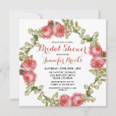 Klassieke rode rode rode rode rode rode roze Vrijg Kaart (Voorkant)