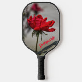 Klassieke Rode Rose Floral Pickleball is mijn ware Paddle (Voorkant)
