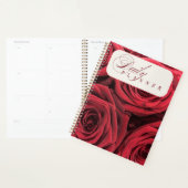Klassieke Rode Rozen Luxe Dagelijkse Planner (Display)