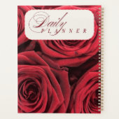 Klassieke Rode Rozen Luxe Dagelijkse Planner (Achterkant)