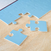 Klassieke rode sportauto legpuzzel (Zijkant)