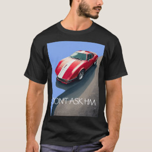 Klassieke RODE sportwagen T-shirt