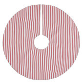 Klassieke rode streep kerstboom rok (Voorkant)