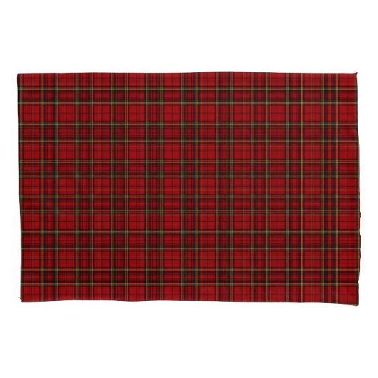 Klassieke Rode Tartan Schotlandse ruit Kussensloop (Voorkant)