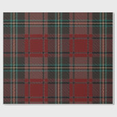 Klassieke Rode Traditionele Kerst - Plaid Stripe Cadeaupapier (Vlak)