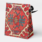 Klassieke Rode Turkse Perzische Oosterse Rug Bedankdoosjes (Achterkant)