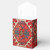 Klassieke Rode Turkse Perzische Oosterse Rug Bedankdoosjes (Geopend)