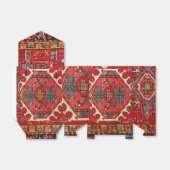 Klassieke Rode Turkse Perzische Oosterse Rug Bedankdoosjes (Uitgevouwen)