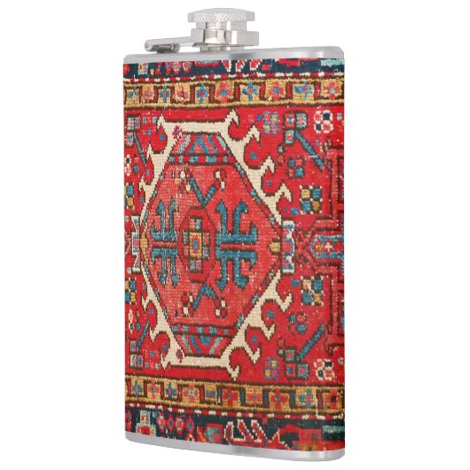 Klassieke Rode Turkse Perzische Oosterse Rug Heupfles (Links)