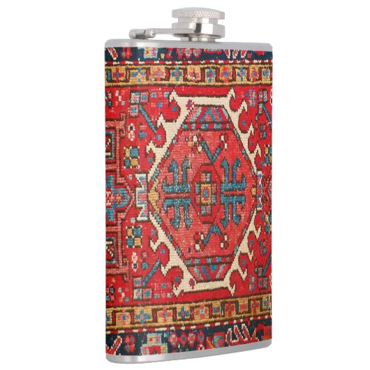 Klassieke Rode Turkse Perzische Oosterse Rug Heupfles (Rechts)