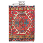 Klassieke Rode Turkse Perzische Oosterse Rug Heupfles (Voorkant)