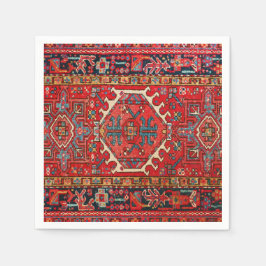 Klassieke rode Turkse Perzische oriëntaalse vloerk Servet