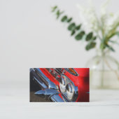 Klassieke rode Visitekaartjes (Staand voorkant)