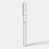 Klassieke rode, witte en Mocha Muizenstrepen Case-Mate iPhone Case (Achterkant / Links)