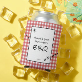 Klassieke Rode Witte Gingham Mieren BBQ Picknick F Blikjeskoeler