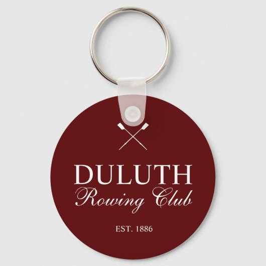 Klassieke Roeiclub Sleutelhanger (Voorkant)