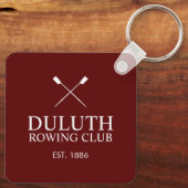 Klassieke Roeiclub Sleutelhanger (Achterkant)