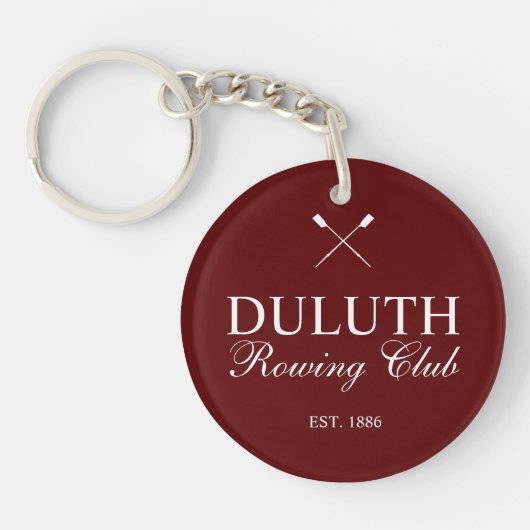 Klassieke Roeiclub Sleutelhanger (Voorkant)