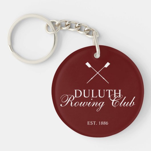Klassieke Roeiclub Sleutelhanger (Voorkant)