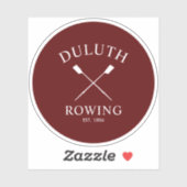 Klassieke Roeiclub Sticker (Vel)