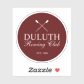 Klassieke Roeiclub Sticker (Vel)