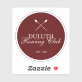 Klassieke Roeiclub Sticker (Vel)