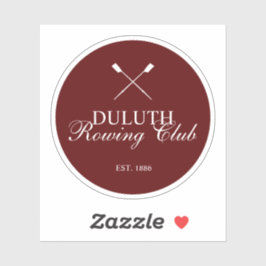 Klassieke Roeiclub Sticker