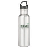 Klassieke Roestvrijstalen Waterfles (Voorkant)