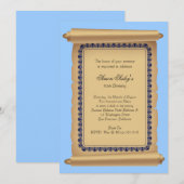 Klassieke Rol Uitnodiging (Voorkant / Achterkant)